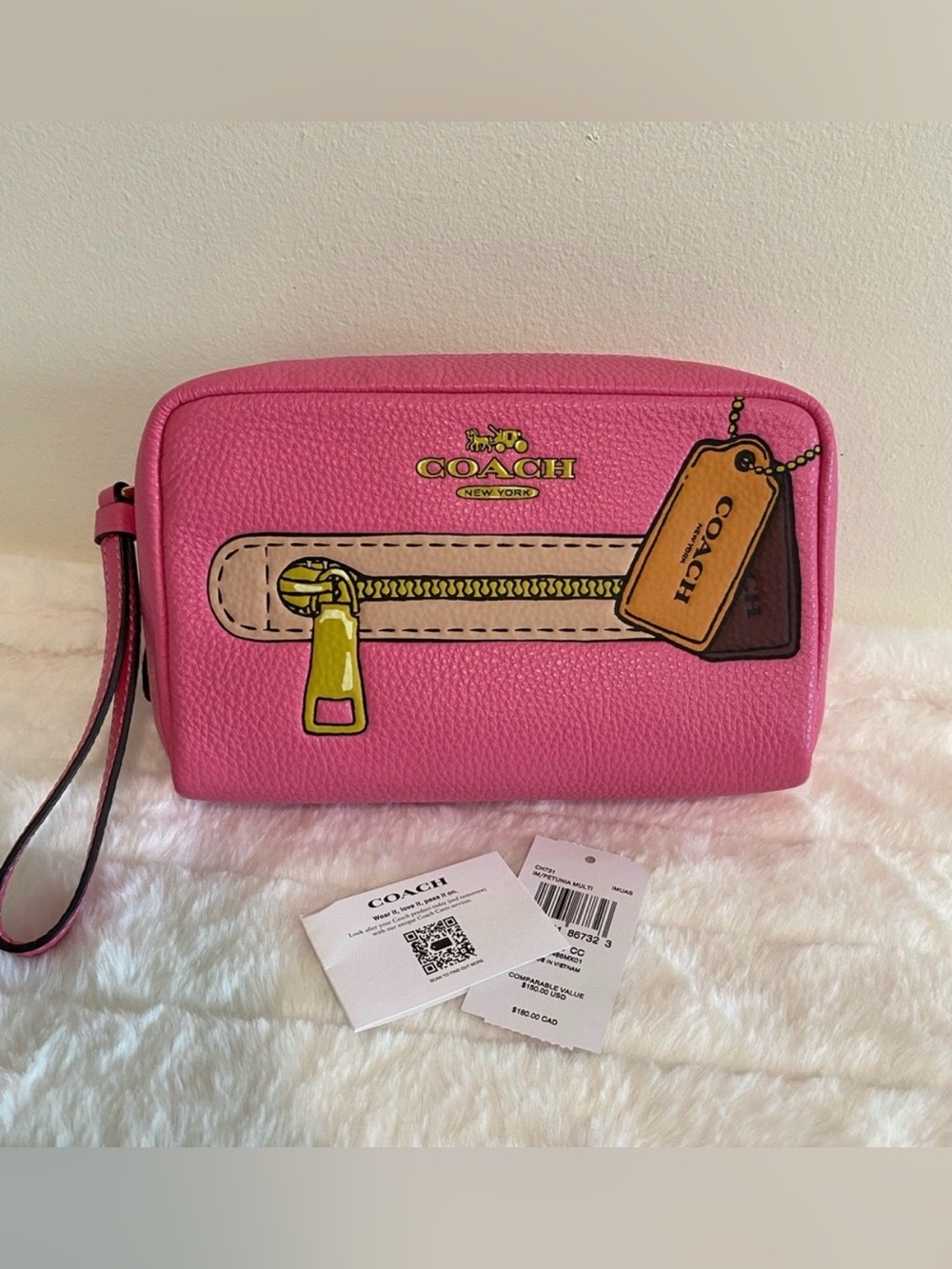 COACH makeup bag